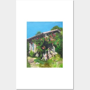 A cottage in rural France Posters and Art